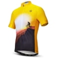 thumbnail image 4 of Maillot de ciclismo para hombre, maillot de bicicleta de montaña, camisetas de bicicleta de montaña profesionales, camisetas de manga corta para carretera, ropa de ciclismo, ropa de carreras negra, 4 of 5