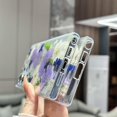 thumbnail image 6 of for Samsung Galaxy S25 Ultra Case with Pressed Real Flower, Women Girls Cute Glitter Aesthetic Floral Pattern Slim Soft TPU Bumper Shockproof Phone Cover for Galaxy S25 Ultra, White/Purple, 6 of 14