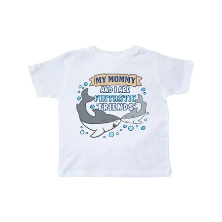 

Inktastic My Mommy and I are Fintastic Friends Cute Sharks Gift Toddler Boy or Toddler Girl T-Shirt
