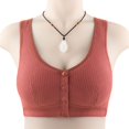 thumbnail image 2 of Birdeem Casual Sexy Front Button Shaping Cup Shoulder Strap Underwire Bra Plus Size Extra-Elastic Wirefree, 2 of 12