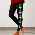 thumbnail image 2 of Gkeoshab Crz Yoga Leggings Women's St. Patrick's Day Printed Irish Festival Yoga Pants Slim Fit Workout Leggings JN L, 2 of 4