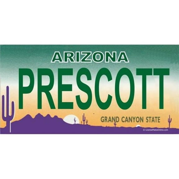 212 Main LPO1079 Arizona Prescott Photo License Plate
