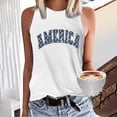 thumbnail image 3 of Ruyang Women Tank Tops Patriotic Shirts for Women American Flag Shirt Family Freedom Graphic Tee USA Star Stripes Tops, 3 of 4