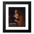 thumbnail image 2 of Luca Giordano 20x23 Black Modern Framed Museum Art Print Titled - Socrates, 2 of 5