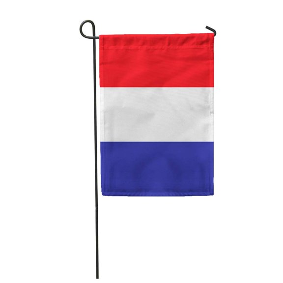SIDONKU Red Dutch of Netherlands Flag Accuracy Celebrate Celebration Color Garden Flag Decorative Flag House Banner 28x40 inch