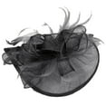 thumbnail image 2 of Travelwant Fascinators Hat Flower Mesh Ribbons Feathers on a Headband and a Clip Tea Party Headwear for Girls and Women, 2 of 7