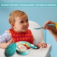 thumbnail image 4 of D-GROEE 1 Set Baby Silicone Suction Bowls with Spoons Baby Led Weaning Food Bowl Food Grade Toddler Food Storage Bowl Dishwasher Microwave Safe Feeding, 4 of 8