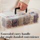 thumbnail image 4 of Spice Storage Box | Food Grade Plastic | Yellow | Kitchen Cabinet Organizer | Portable Handheld Seasoning Container | Sealed Moisture Proof | 13.58x3.70x4.72 in | 1 Pc, 4 of 6