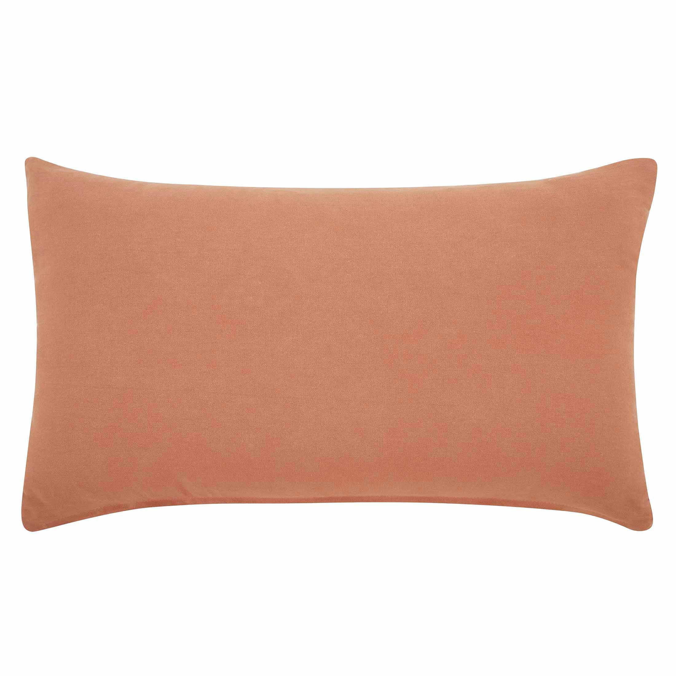 Better Homes & Gardens 14" x 24" Terracotta Crafted Geo Cotton Decorative Pillow