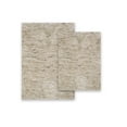 thumbnail image 3 of Royal 2-Piece Microfiber Bath Rug Set, Non-Slip Rubber Backing, Ultra-Absorbent, Quick-Dry, Machine Washable Plush Bathroom Mats for Shower and Tub, Soft Comfort, Ivory, 3 of 9