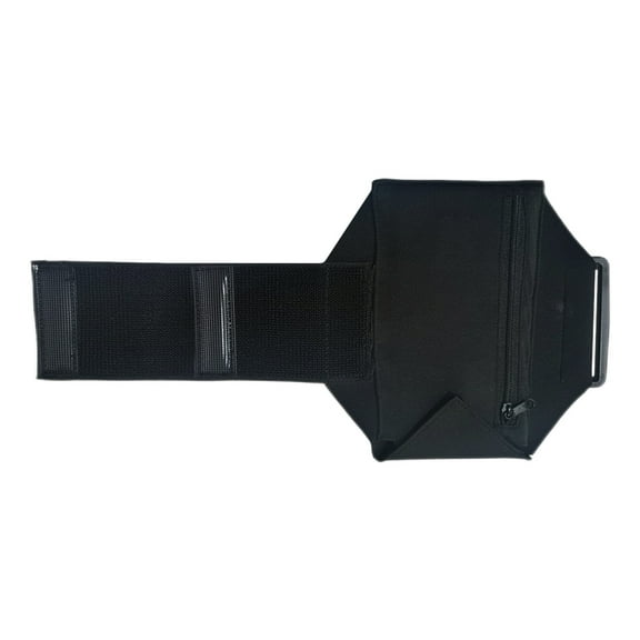 GOOHOCHY Black Armband Phone Holder for Running with Neoprene Material and Storage for Phones Keys Money Cards