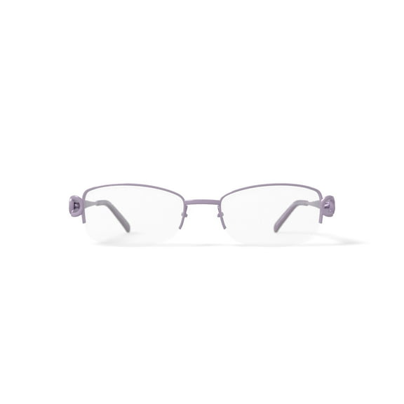 Walmart Women's FM11550 Rectangular Prescription Eyeglasses with Case, Purple
