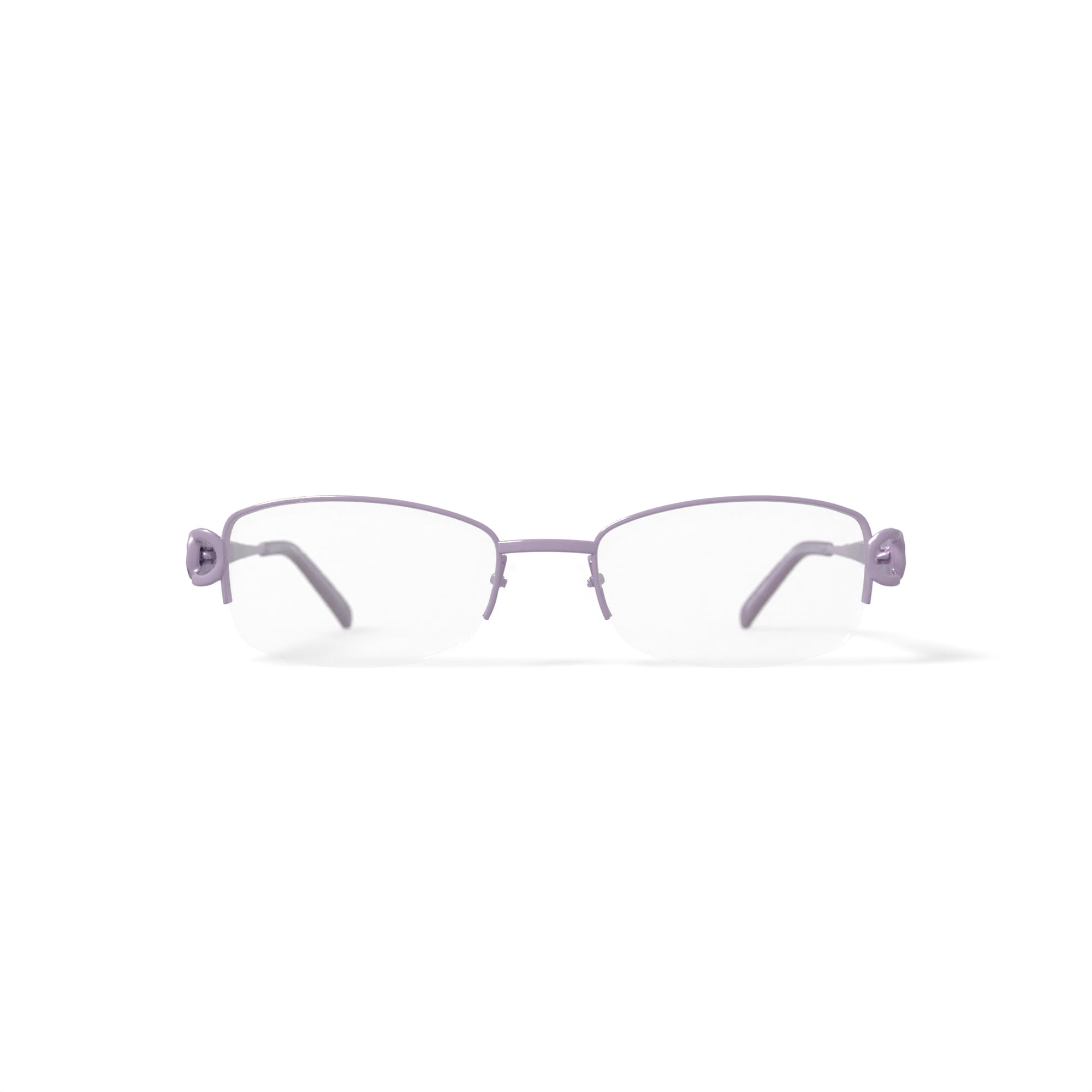 Walmart Women's FM11550 Rectangular Prescription Eyeglasses with Case, Purple