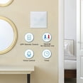 thumbnail image 2 of WiFi Smart Touch Switch Alexa Google Assistant Compatible 2 Gang 1 Way, Wall Light Switch Tuya Smart Life App Intelligent Control, 2 of 5