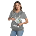 thumbnail image 3 of Pet Pouch Hoodie Shirt Short Sleeve Kitten Puppy Holder Thin Fall Hoodies Small Animal Carrier Sweatshirt for Women, 3 of 9
