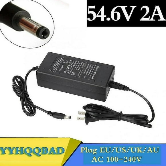 54.6v 2a Charger For 48v Li-ion Battery Charger Dc Socket/connector For 48v 13s Lithium Ebike Battery