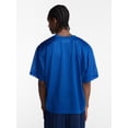 thumbnail image 3 of No Boundaries Graphic Boxy Fit Mesh Jersey Style Shirt, Men's XS-5XL, 3 of 5