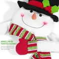 thumbnail image 3 of PTOOTP TOYMYTOY Adorno para árbol de Navidad Muñeco de nieve abrazable Muñeco de nieve navideño de las vacaciones de invierno Decoración del hogar, 3 of 7