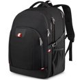 thumbnail image 1 of Mochila Della Gao para portátil extra grande de 50 litros con USB, color negro, 1 of 6
