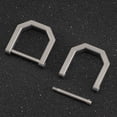 thumbnail image 3 of Anillos en D de aleación de titanio, tornillo en grillete, herradura en forma de U, accesorios de hebilla para llave artesanal de cuero DIY, 3 of 5