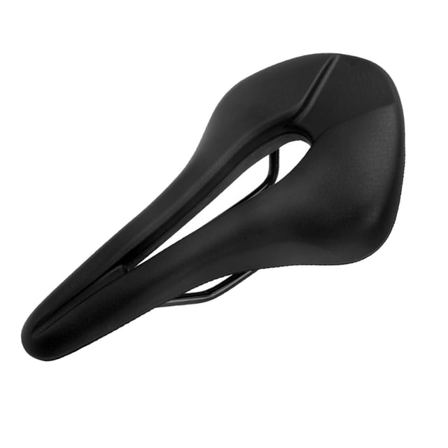 Almohadilla para sillín de bicicleta Durable PU Hueco Transpirable Disfrute del paseo Bicicleta portátil negro Zulema Cojín para sillín de bicicleta