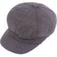 thumbnail image 4 of CoCopeaunts Women Beret Newsboy Cap Winter Spring Solid Color Octagonal Cap Vintage Casual Eight Panel Baker Boy Hat, 4 of 8