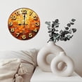 thumbnail image 6 of Mosaic Tile Clock Wall Decor Autumn Colors 10-Inch Silent Wooden Wall Clock, Battery Operated (AA Batteries Not Included), Artistic Home Decor, 6 of 7