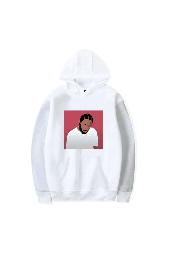 Kendrick Lamar Merch Hoodie K. Dot Album Cover Damn Hoodies Photo Rapper Merch Streetwear Long Sleeve Unisex Pullover