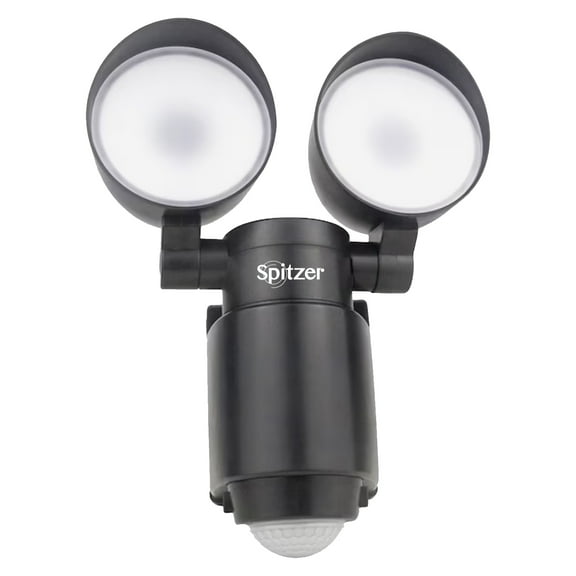 800 Lumens Dual Head Battery Powered Motion Activated LED Security Flood Light