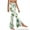 Cactus Succulent Leaf, variant on Women's Flare Leggings Buttery Soft Flared Pants High-Waisted Bell Bottom Pants Tummy Control Workout Leggings for Girls Flared Yoga Pants, M, Pearl Colored Mermaid Scale