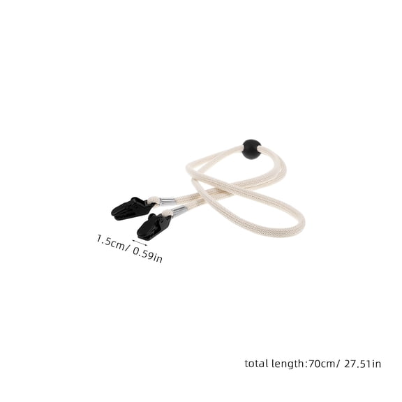 Worgeous Adjustable Chin Cord Strap for Hats, Windproof Hat Clip Retainer, Anti-Lost Hat Strap Holder for Sun Hats and Bucket Hats