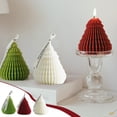 thumbnail image 1 of Xihbxyly Vela de Árbol de Navidad, Aromaterapia, Decoración Navideña, Diseño Festivo En Forma de Árbol, Acogedora Luz para El Hogar, Regalo Perfecto de Navidad, Cera de Soja Ecológica, Tamaño 7 X 9,5, 1 of 5