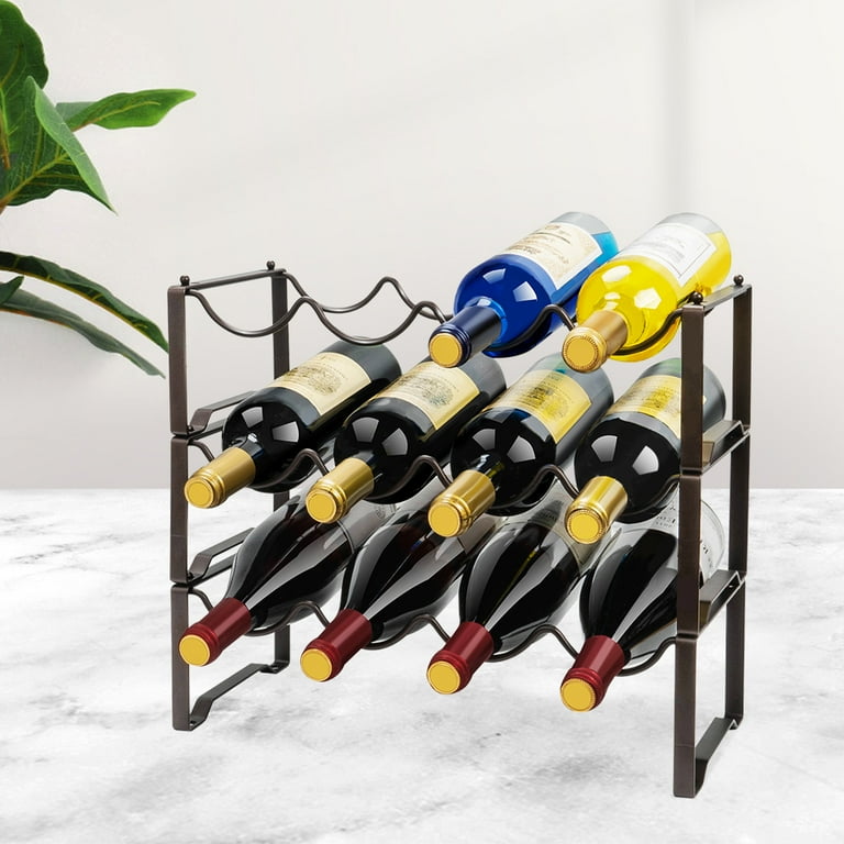 3 bottle countertop wine rack sale