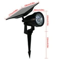 thumbnail image 3 of Lámpara LED solar para árbol para jardín y patio | Iluminación decorativa solar impermeable con encendido y apagado automático y respaldo de 3 días | Fácil instalación en la pared para patio, césped, 3 of 9