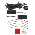 thumbnail image 2 of Handlebar 12V Motorcycle Electric Heated Grips 3- Temperature Fast Heating Motorbike Handlebar Sleeve, 2 of 8