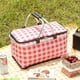 thumbnail image 1 of Ganfancp Plegable Cesta de Picnic de Gran Capacidad Al Aire Libre de Regalo de Camping Bolsa Térmica de Mano de Papel de Aluminio de Tela Espesada Bolsa de Picnic de Coches de Almacenamiento de Bolsa, 1 of 7