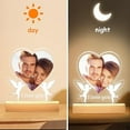 thumbnail image 6 of Personalized Couple For Women And Men Custom Picture Frames With Photo Customized Acrylic Plaque Photo Frame With Night Light Personalized Valentines Day, 6 of 9