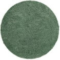 thumbnail image 3 of Unique Loom Davos Shag Collection Area Rug - Solid (5' 3" Round Sage), 3 of 7
