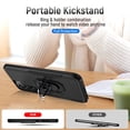 thumbnail image 6 of Full Body Protective Phone Case for Galaxy S22 Case, Heavy Duty Shockproof Cover Samsung Galaxy S22 Case [Dual Layer][Hard PC Back],Built in Finger Ring Stable Magnetic Ring Kickstand, 6 of 8