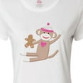 thumbnail image 4 of Inktastic Sock Monkey Gingerbread Women's T-Shirt, 4 of 5