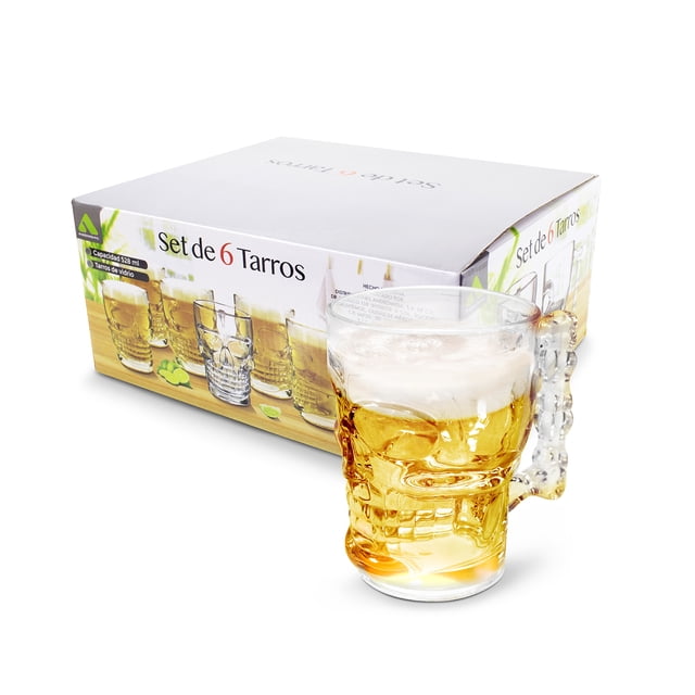 Juego de Tarros de vidrio 6 piezas 528 ml Idea Nuova