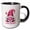 Black/White, variant on 3drose, Mom, You Are the Best Says Funny Gnome. Mothers Day Gifts, Greetings, 11oz Two-tone Red Mug