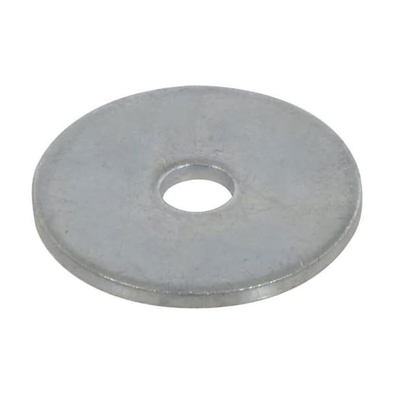 Hillman Fender Washer Steel Zinc Plated - Rust Resistant - 100 Ct, 3/8 x 1-1/2 In