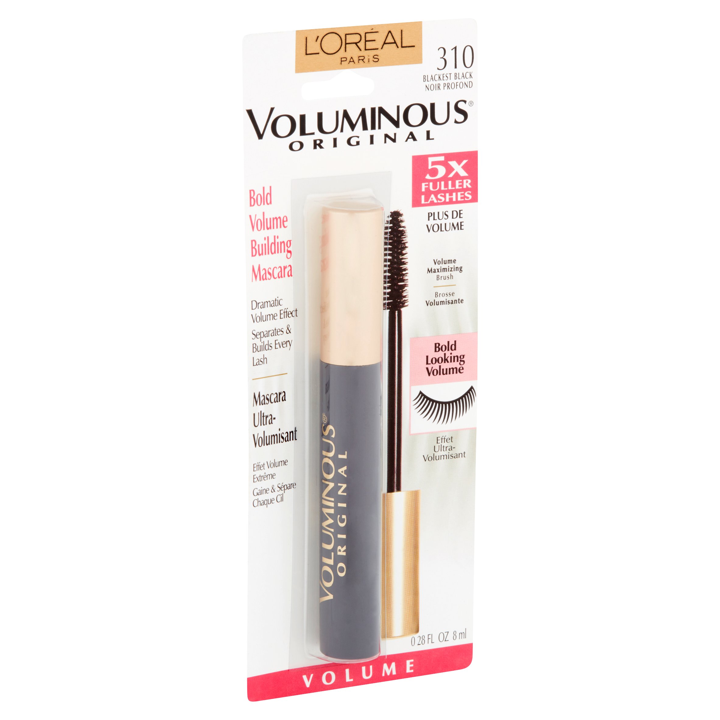 Loreal Paris Voluminous Original Washable Bold Eye Mascara Blackest Black 0984