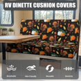 thumbnail image 4 of XYZCANDO Turkey Pumpkin RV Dinette Cushion Covers Thanksgiving Comfortable RV Accessories Universal Couch Cushion Covers Stretchable Slip Covers for Loveseat Stylish Furniture Covers, 4 of 7