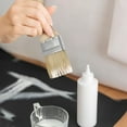 thumbnail image 4 of Minkissy 30 Pcs Flat Paint Brushes for Home Improvement - Beige Wood Handle Design for Stain Application, 4 of 6