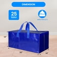 thumbnail image 2 of Simple Deluxe Paquete de 10 bolsas de mudanza extra grandes con correas de mochila, asas/cremalleras fuertes, bolsa de almacenamiento resistente para mudanzas, viajes, campamentos, ahorro de espacio,, 2 of 5