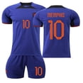 thumbnail image 1 of LBule 10CF.de Jong 21 # Virgil 4 # Memphis 10 # Uniformes de fútbol con calcetines para niños y niñas 2023 Uniformes de fútbol de alta calidad Equipo de fútbol de alta calidad Je esquí esquí Gafas de esquí, 1 of 1
