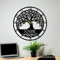 thumbnail image 5 of Handmadetneonsign Tree Of Life Wall Clock Unique, Year Date Round Wall Clock, Text Oversize Wall Clock 55768, 5 of 5