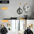 thumbnail image 2 of 5 Pieces Bathroom Hardware Accessories Set Towel Bar Set Wall Mounted,Stainless Steel, 2 of 7